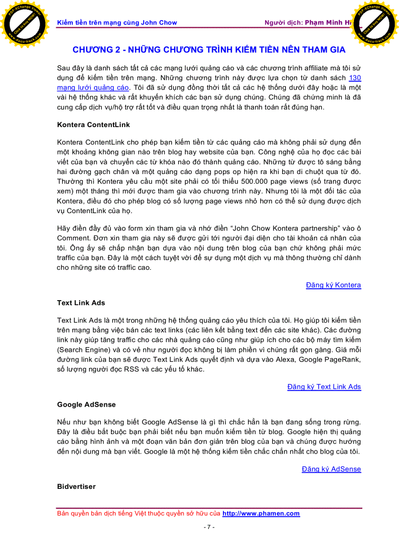 image for page Cách kiếm tiền của jonh chrow 8 phần