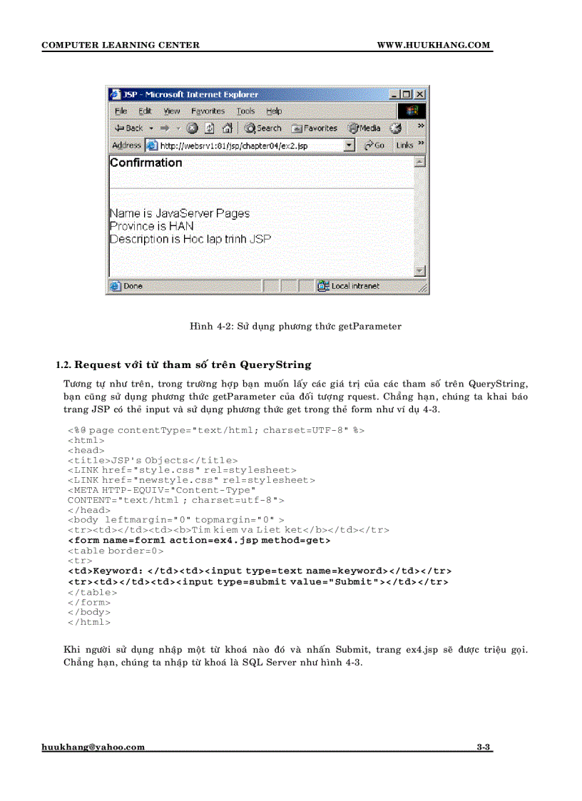 image for page Lập trình web JSP
