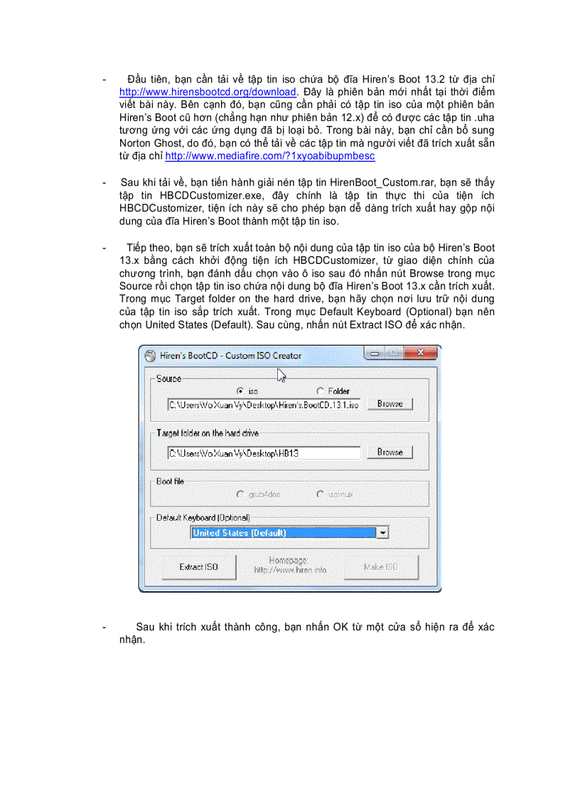 image for page Tích hợp Norton Ghost vào đĩa Hiren s Boot 13 x