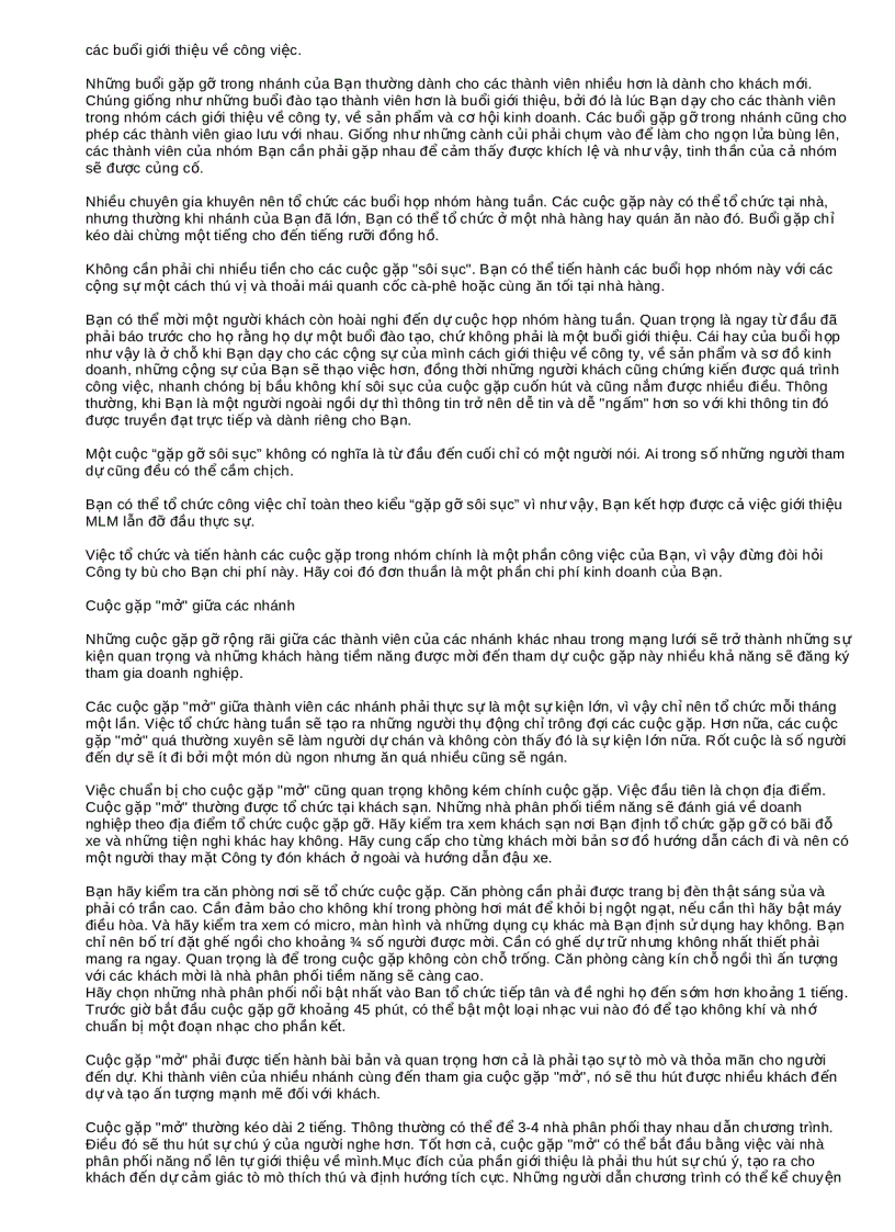 image for page Những thói quen cần thiết khi khởi nghiệp với MLM