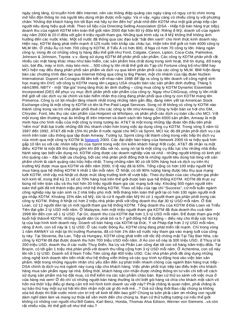 image for page Những thói quen cần thiết khi khởi nghiệp với MLM