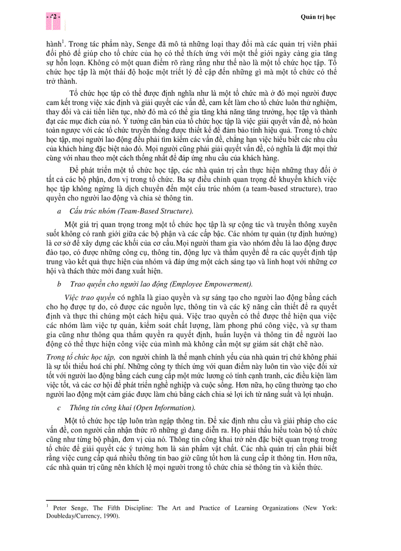 image for page Sự phát triển của tư tưởng quản trị