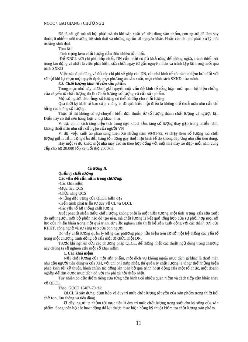 image for page Giáo trình quản lý chất lượng