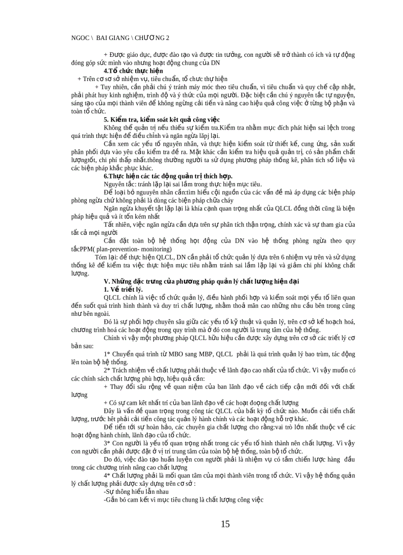 image for page Giáo trình quản lý chất lượng