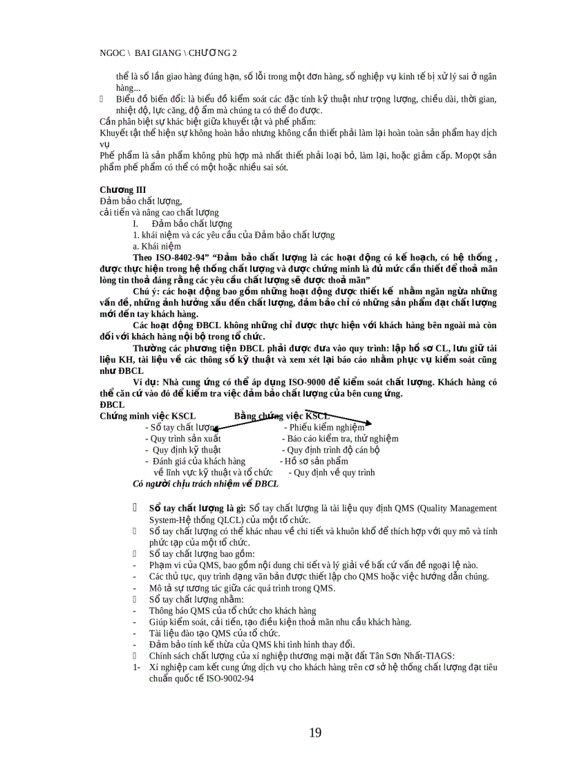 image for page Giáo trình quản lý chất lượng