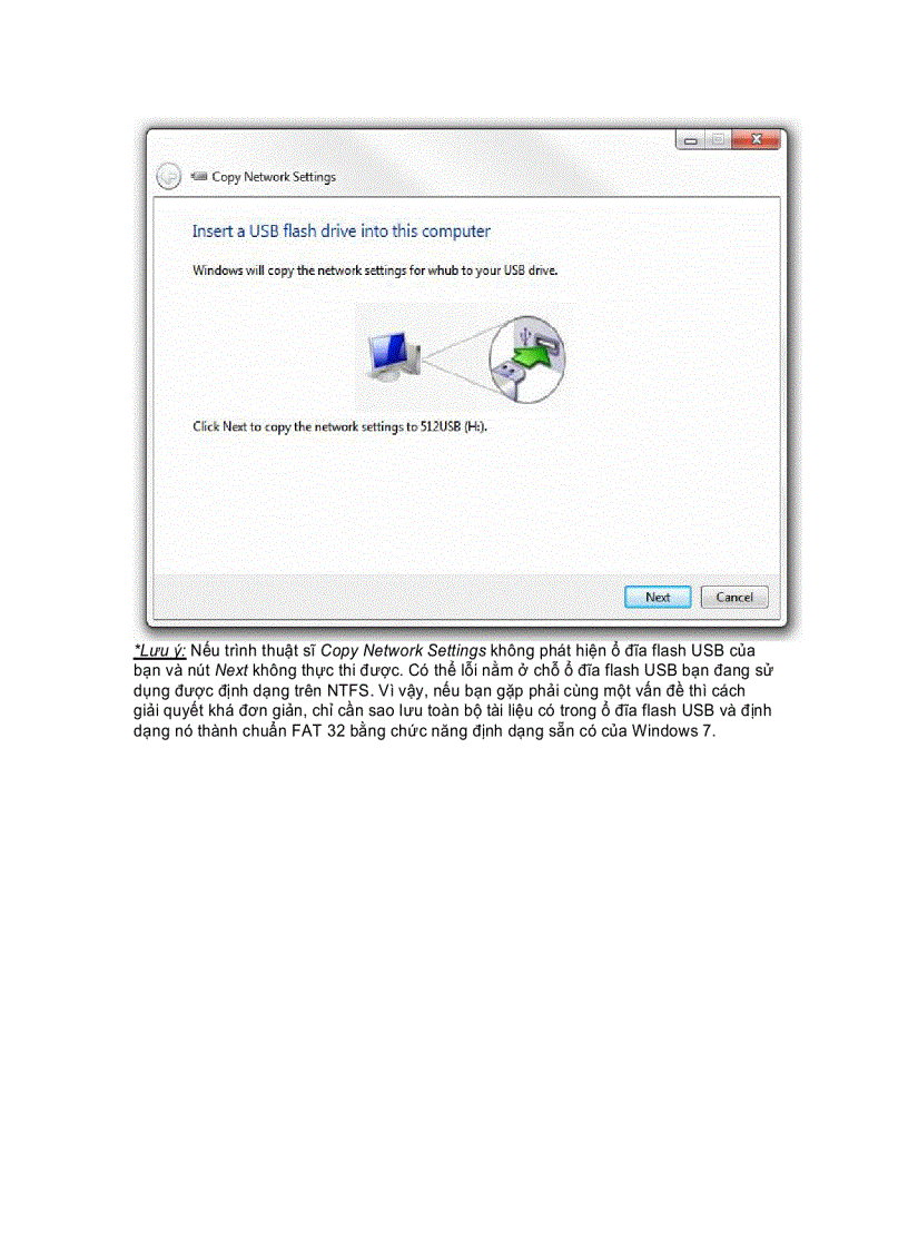 image for page Sao lưu phục hồi thiết lập mạng không dây trong Windows 7