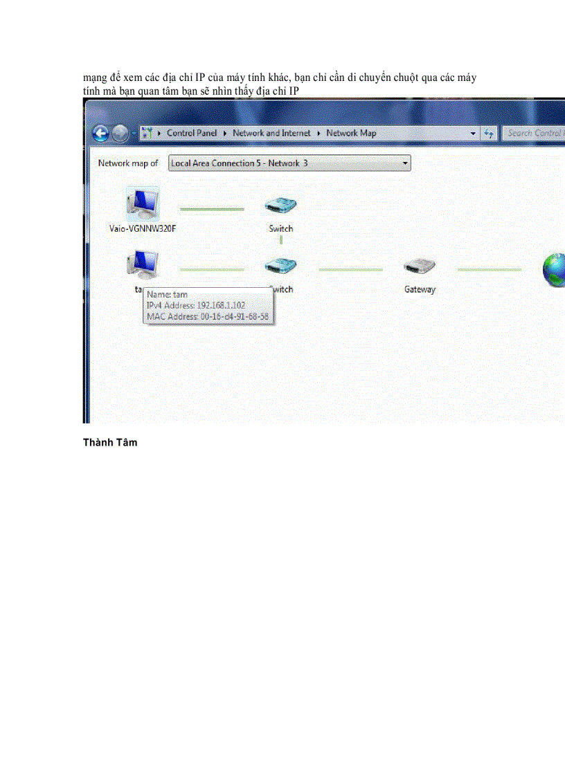 image for page Tìm địa chỉ IP của máy tính khác ngay trên máy tính của bạn trong mạng LAN