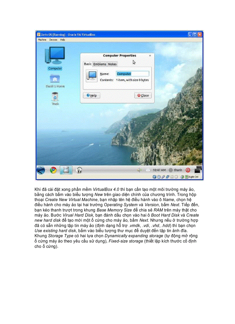 image for page Trải nghiệm Zorin OS trên VirtualBox 4 0