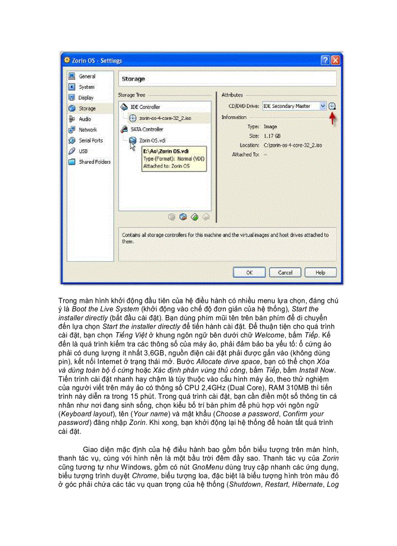 image for page Trải nghiệm Zorin OS trên VirtualBox 4 0