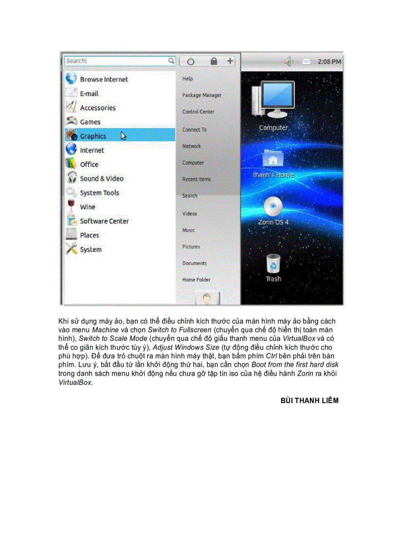 image for page Trải nghiệm Zorin OS trên VirtualBox 4 0