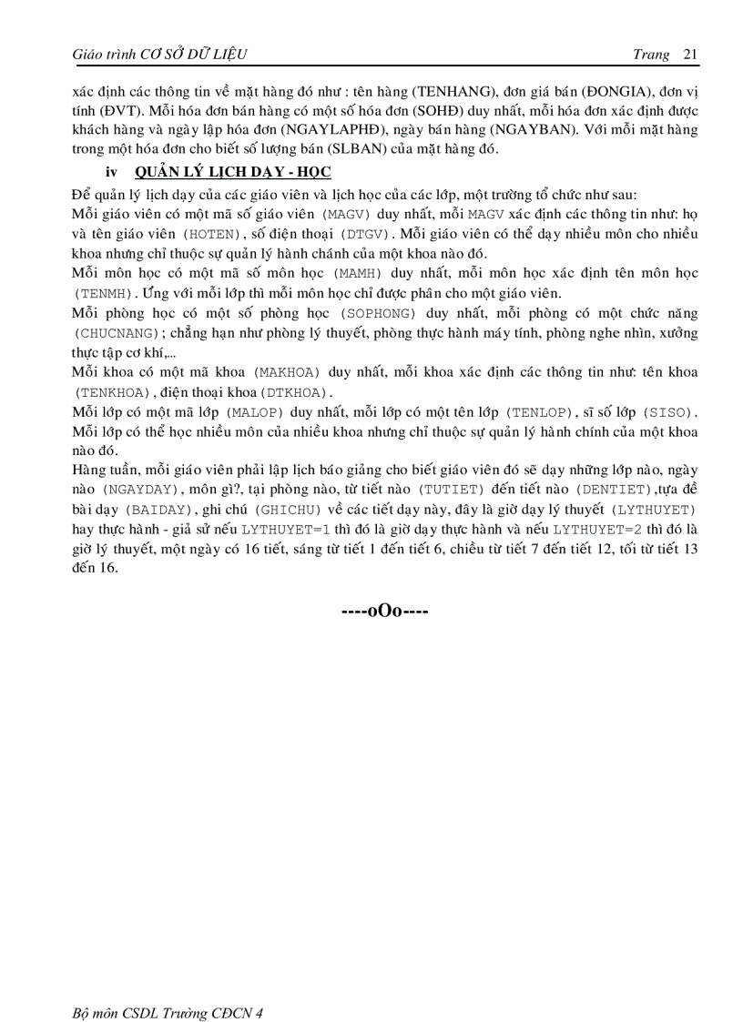 image for page Giáo trình cơ sở dữ liệu full