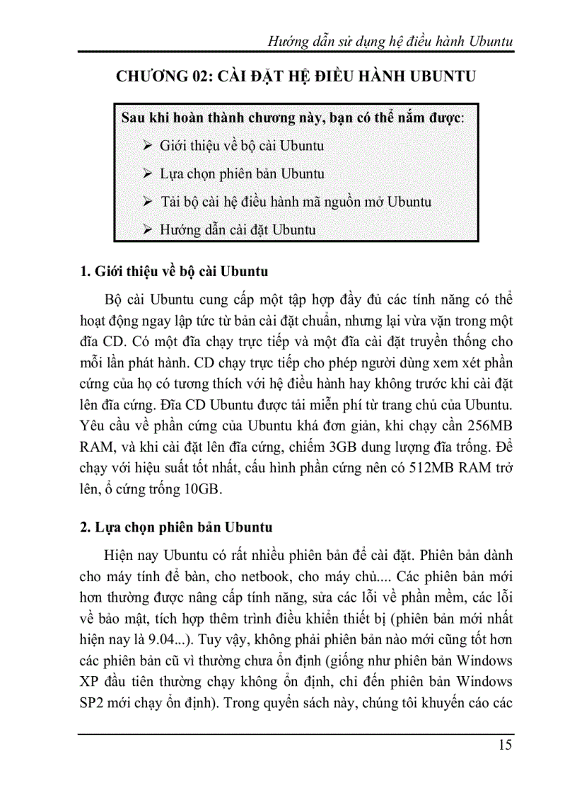 image for page Tổng quan về hệ điều hành Ubuntu