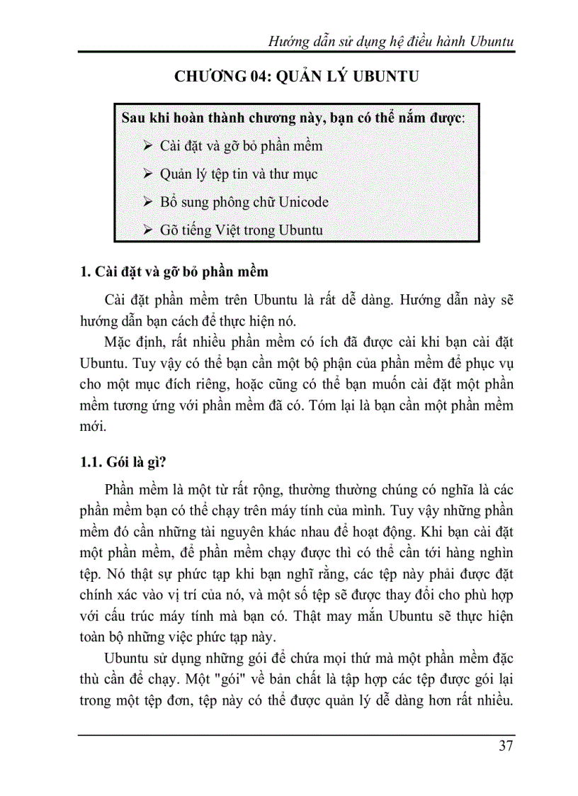 image for page Tổng quan về hệ điều hành Ubuntu