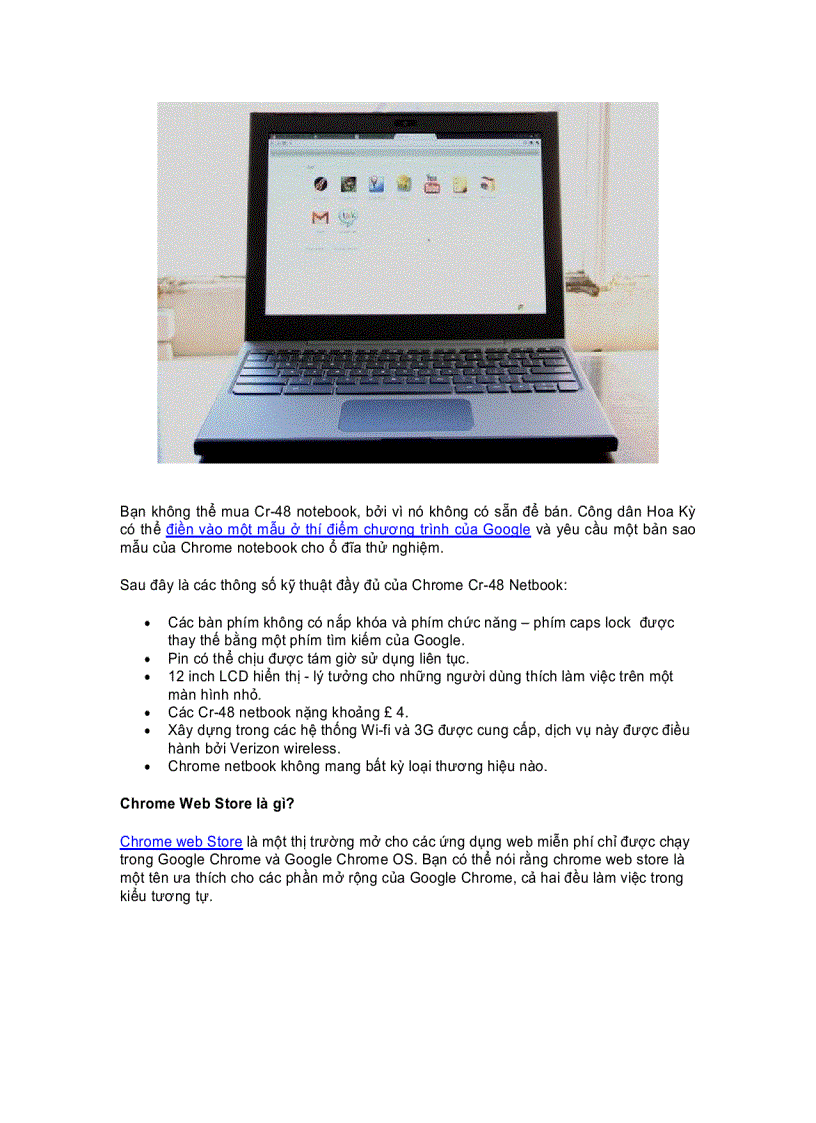 image for page HĐH Chrome Netbook Chrome Store Web Chrome