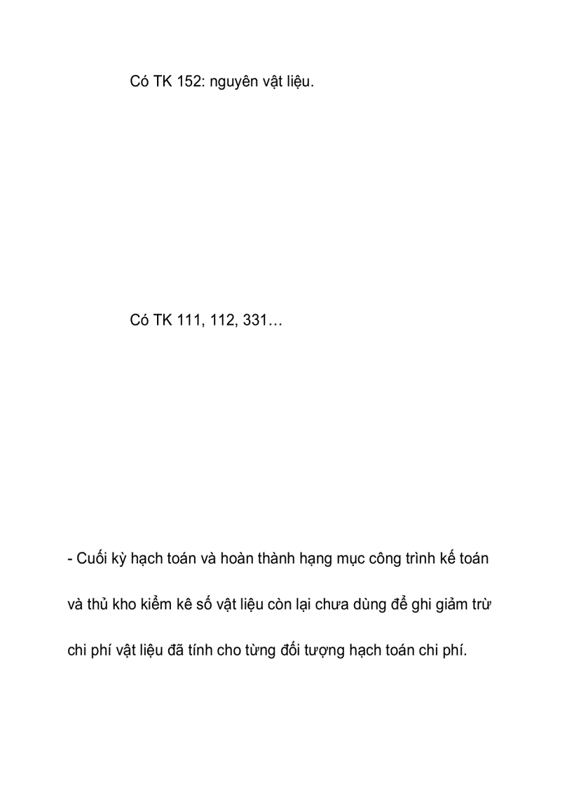 image for page Hạch toán chi phí nguyên vật liệu trực tiếp trong doanh nghiệp xây lắp