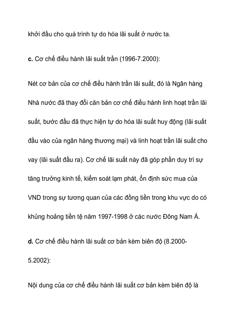 image for page Nhìn lại quá trình tự do hóa lãi suất ở nước ta 1