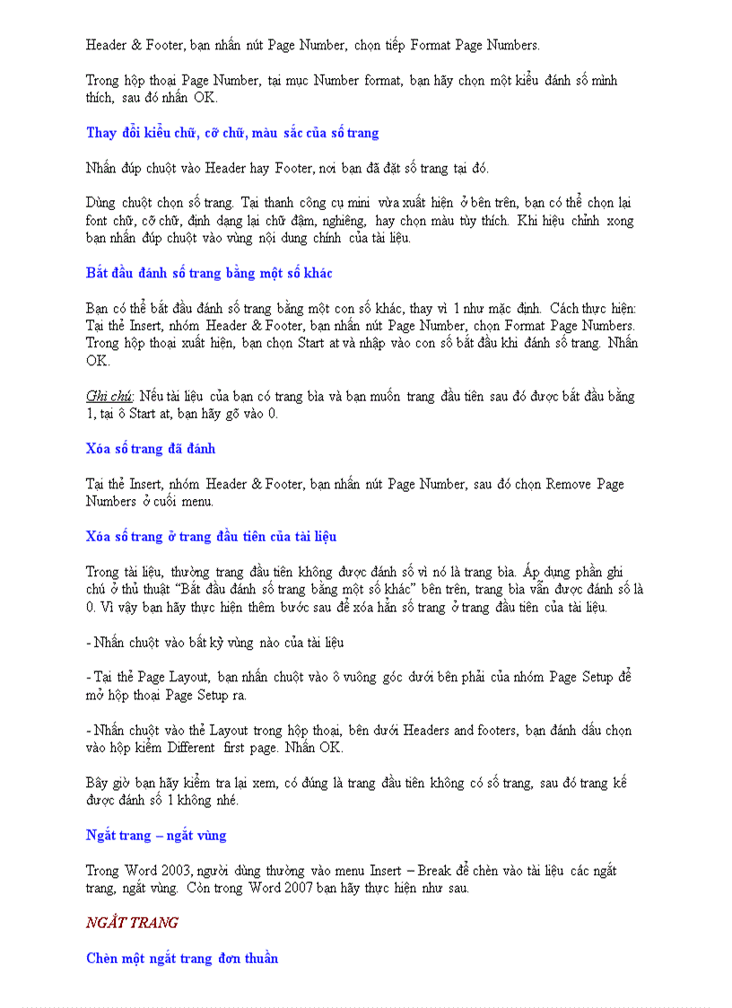 image for page Chinh phục Word 2007