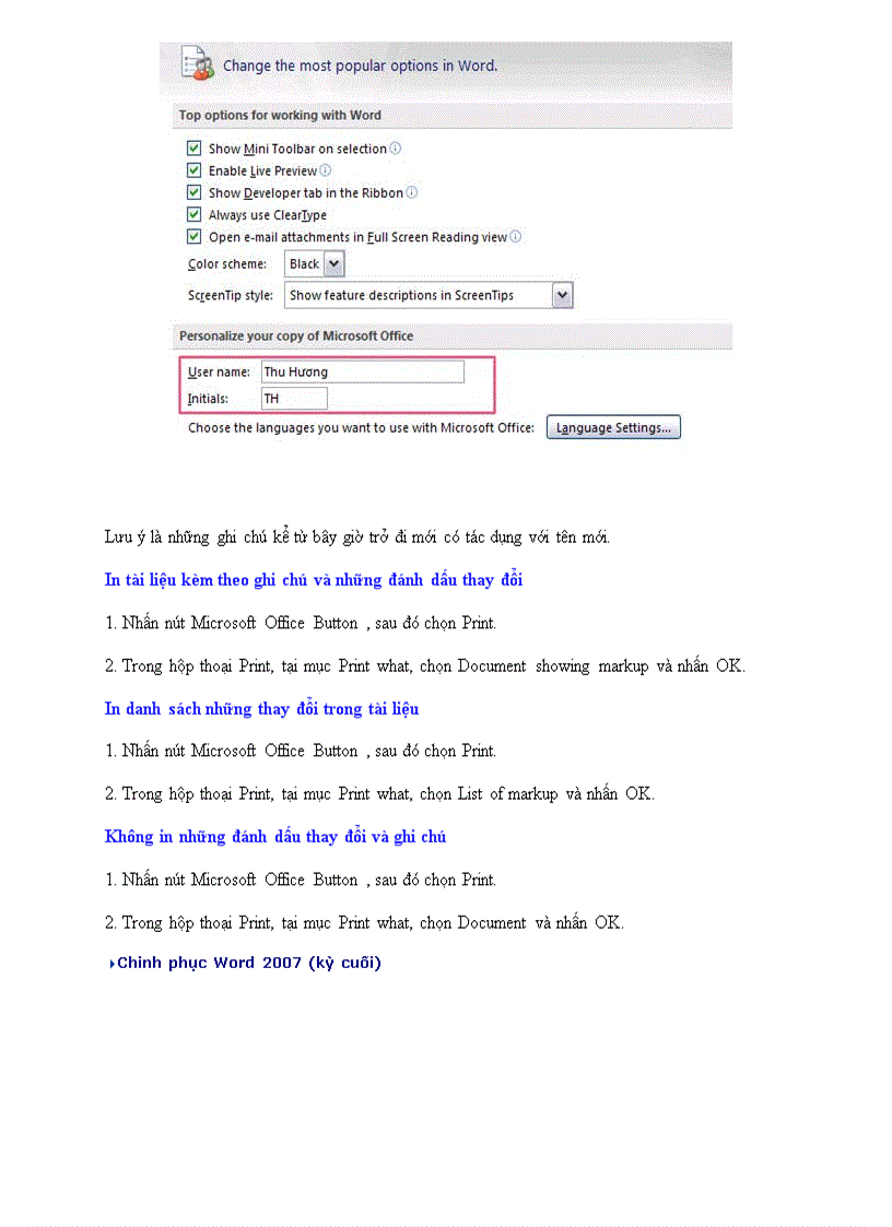 image for page Chinh phục Word 2007