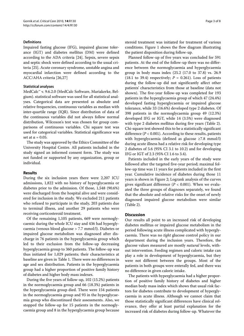 image for page Báo cáo y học A prospective observational study of the relationship of critical illness associated hyperglycaemia in medical ICU patients and subsequent development of type 2 diabetes