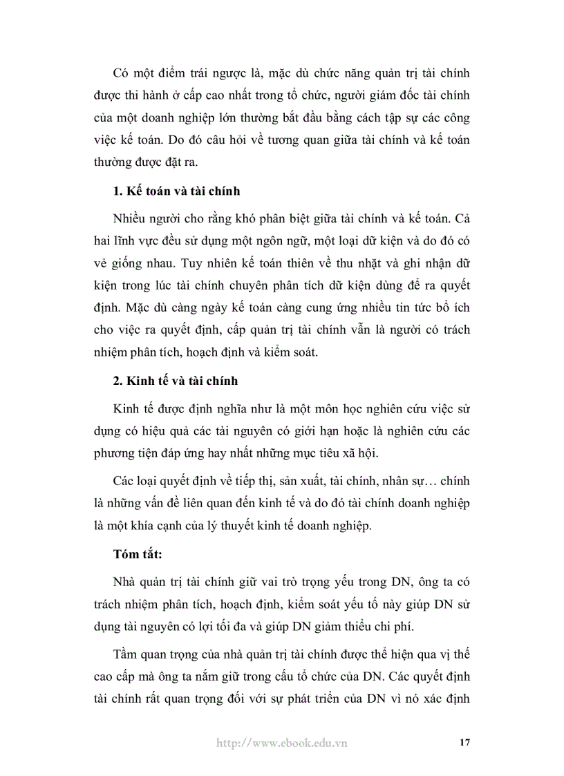 image for page Quản trị tài chính