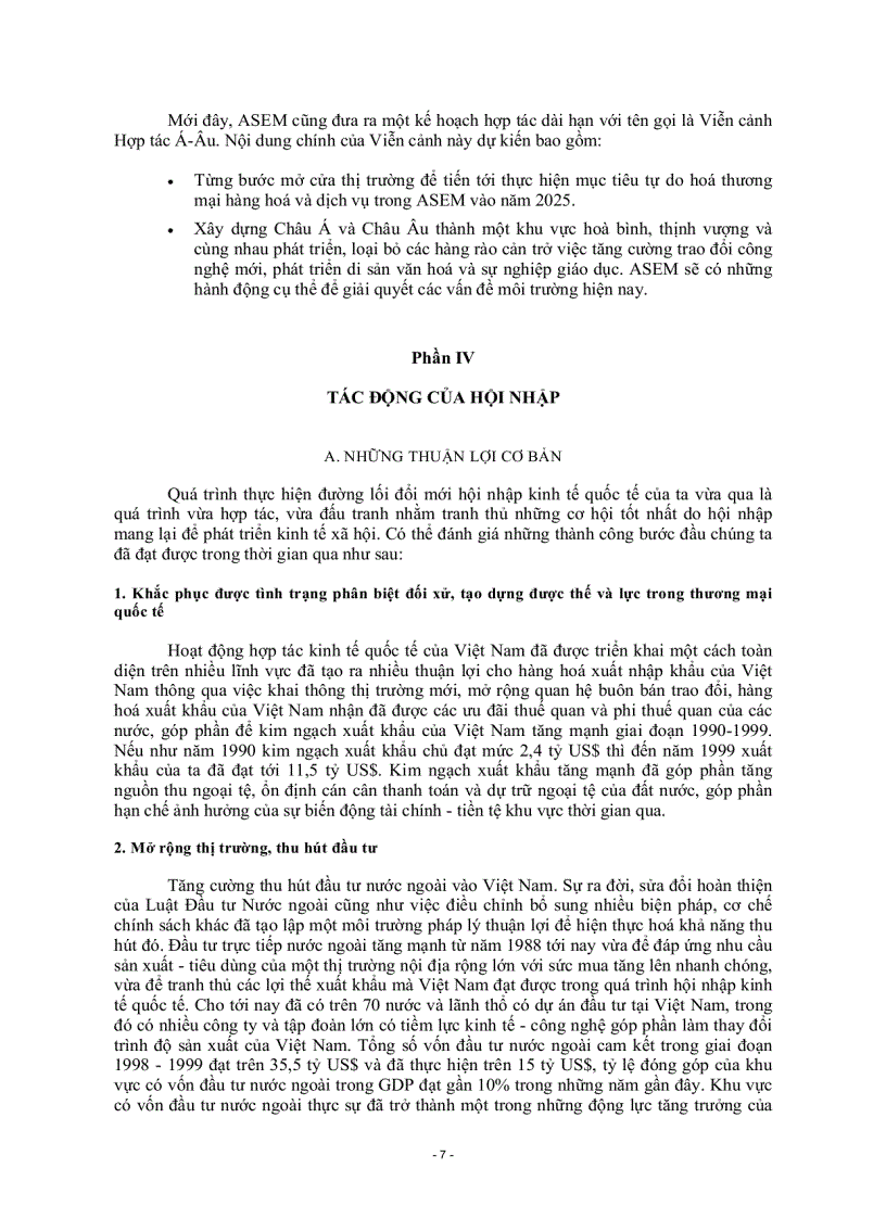 image for page Hội nhập kinh tế quốc tế