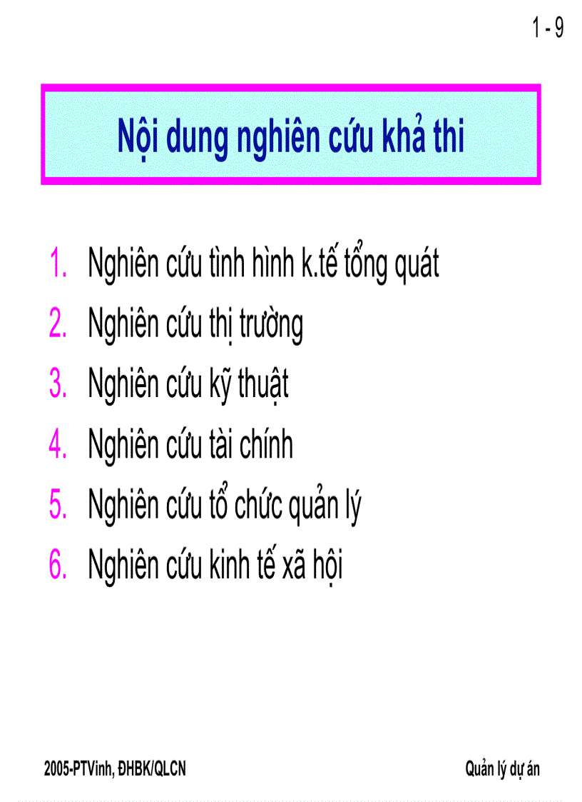 image for page Phân tích đánh giá và lựa chọn dự án