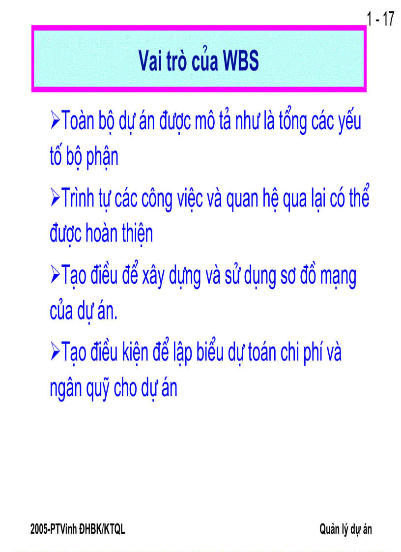 image for page Tổ chức dự án