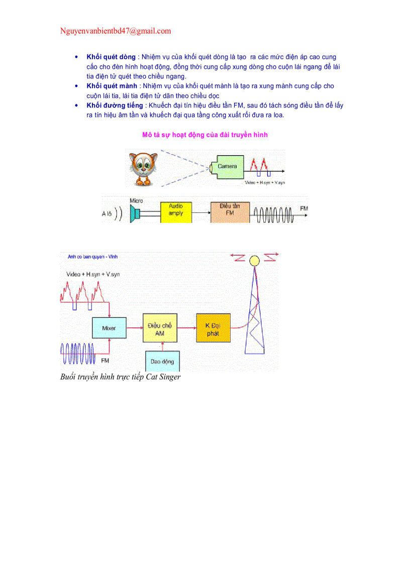 image for page Phân tích sơ đồ khối Máy thu hình 1