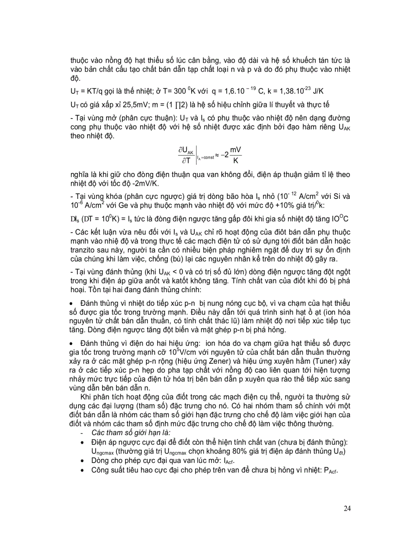 image for page Bài giảng kỹ thuật điện tử 1