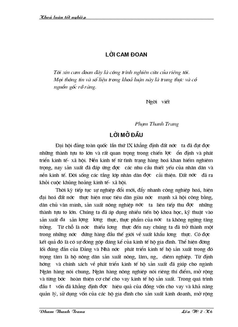 image for page Giải pháp nâng cao hiệu quả Tín dụng đối với hộ sản xuất tại Ngân hàng nông nghiệp phát triển nông thôn huyện Ninh Giang