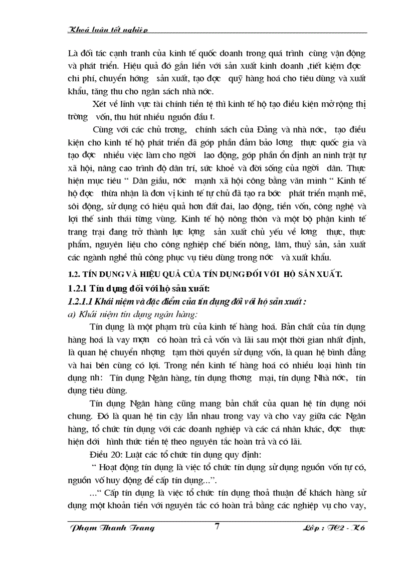 image for page Giải pháp nâng cao hiệu quả Tín dụng đối với hộ sản xuất tại Ngân hàng nông nghiệp phát triển nông thôn huyện Ninh Giang