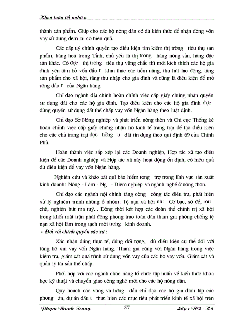 image for page Giải pháp nâng cao hiệu quả Tín dụng đối với hộ sản xuất tại Ngân hàng nông nghiệp phát triển nông thôn huyện Ninh Giang