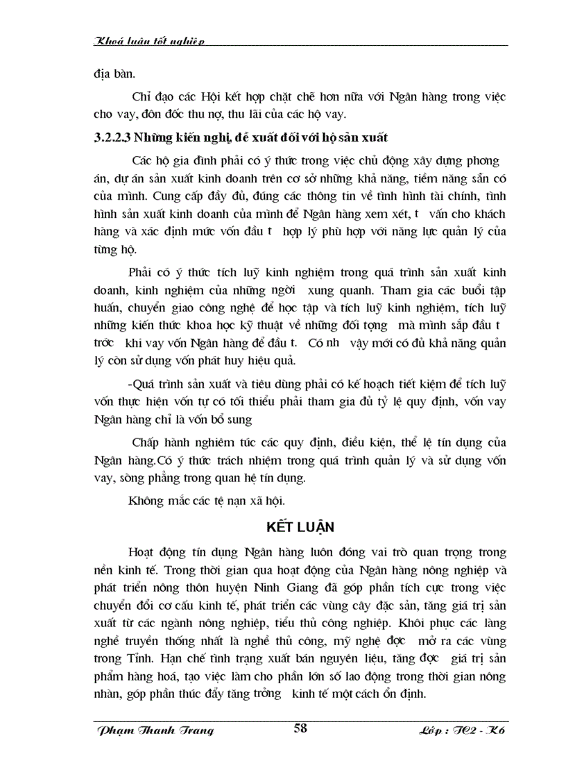 image for page Giải pháp nâng cao hiệu quả Tín dụng đối với hộ sản xuất tại Ngân hàng nông nghiệp phát triển nông thôn huyện Ninh Giang