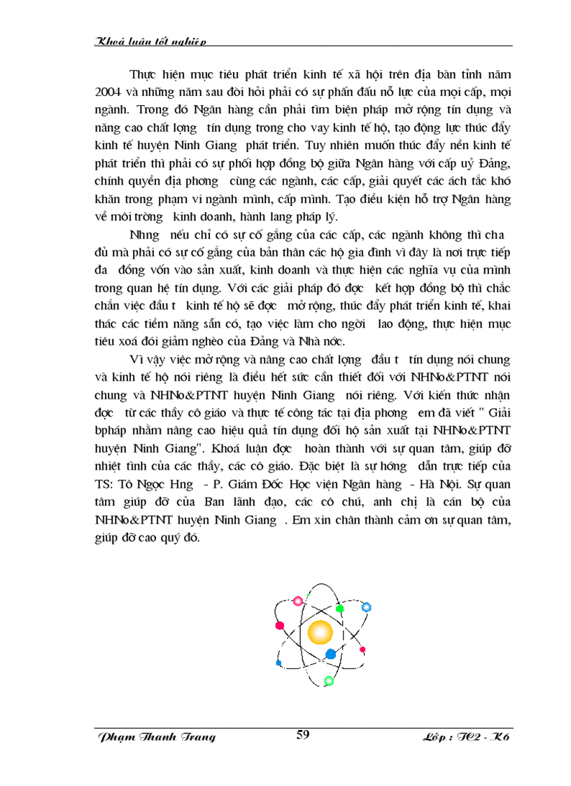 image for page Giải pháp nâng cao hiệu quả Tín dụng đối với hộ sản xuất tại Ngân hàng nông nghiệp phát triển nông thôn huyện Ninh Giang