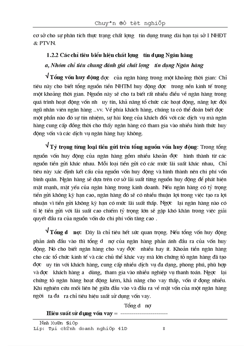 image for page Hoạt Động Tín Dụng Trung và Dài Hạn Của Ngân Hàng Thương mại