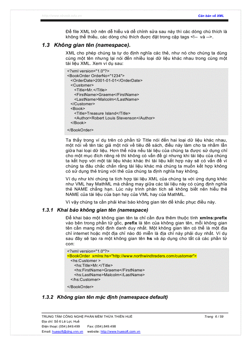 image for page Giáo trình căn bản về XML eXtensible Markup Language