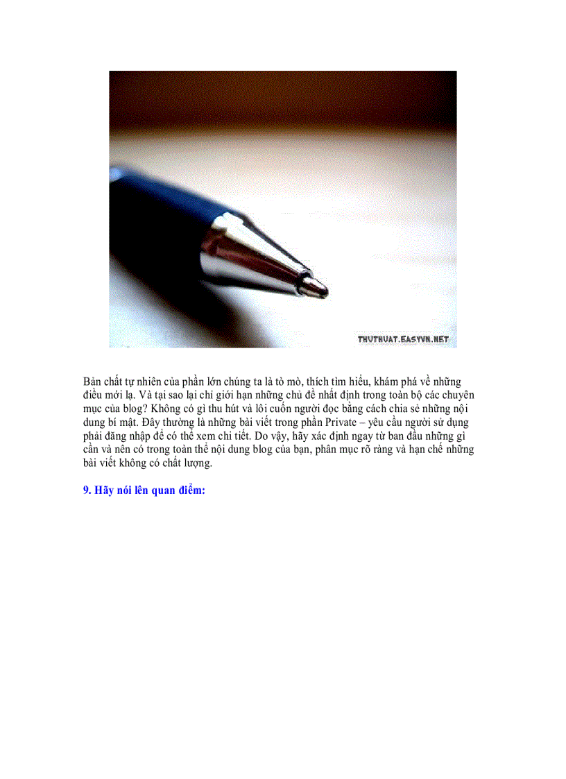 image for page 10 cách cần biết để tăng lượng khách vào blog của bạn