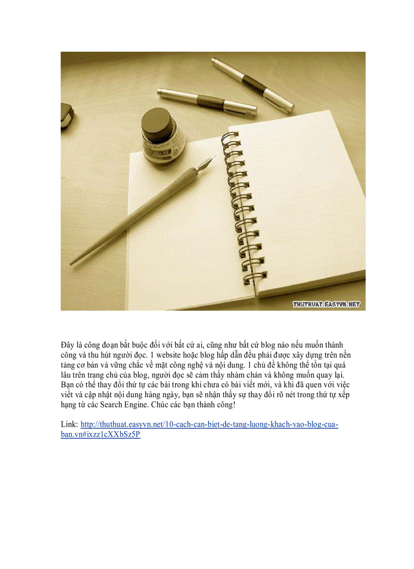 image for page 10 cách cần biết để tăng lượng khách vào blog của bạn