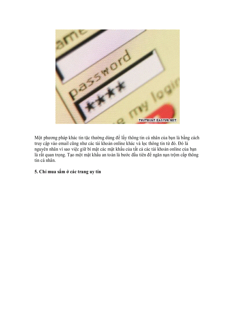 image for page 9 mẹo ngăn chặn rò rỉ thông tin trên mạng
