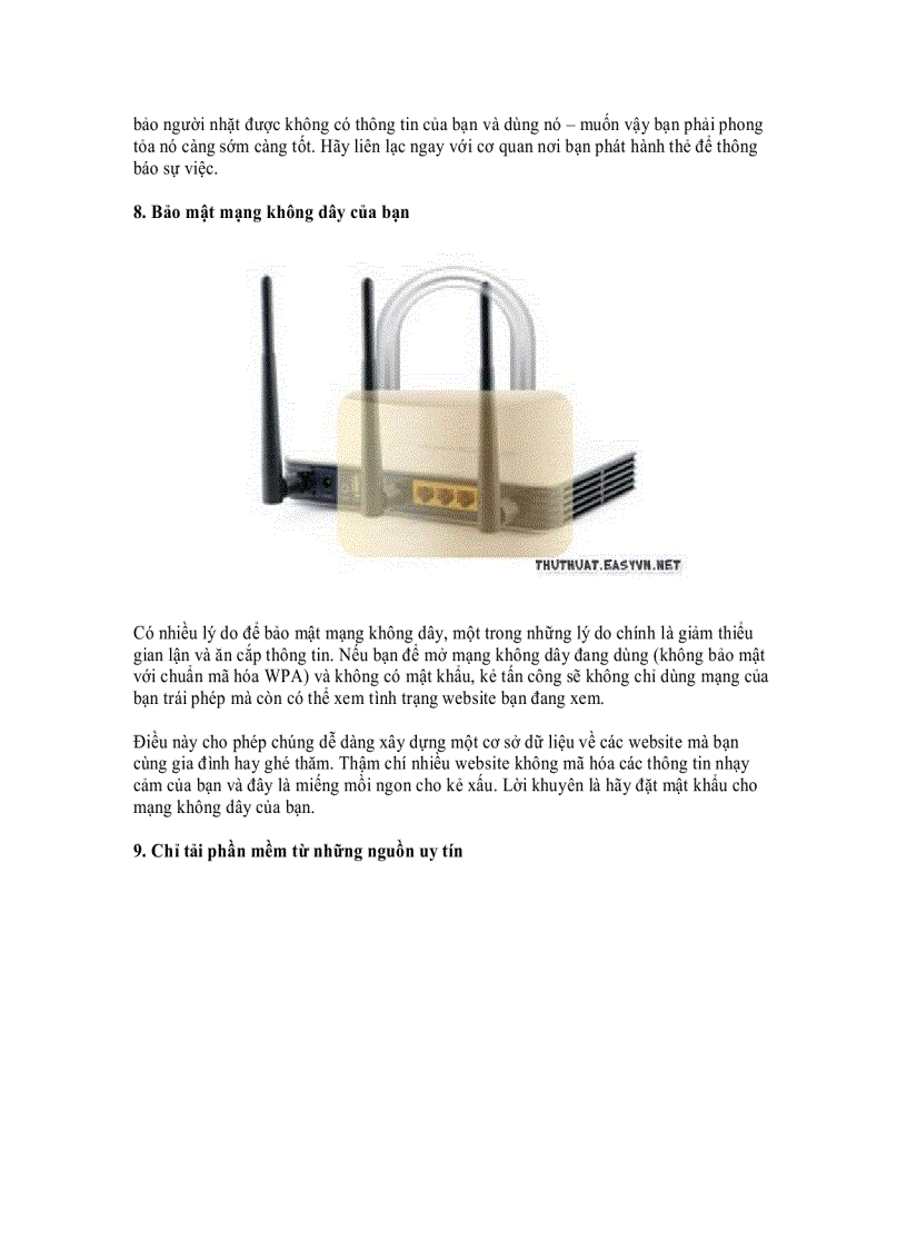 image for page 9 mẹo ngăn chặn rò rỉ thông tin trên mạng