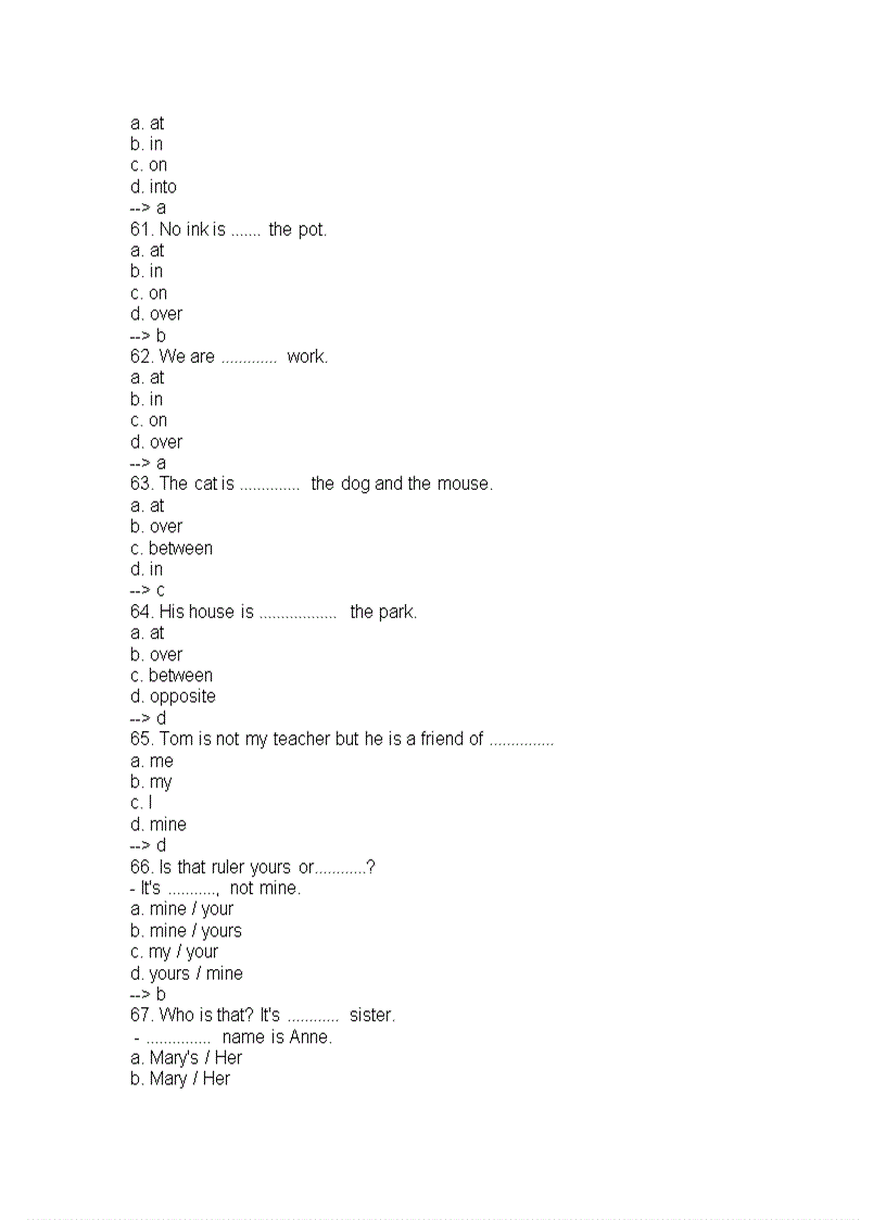 image for page 2000 câu kiểm tra tiếng anh trình độ A B C