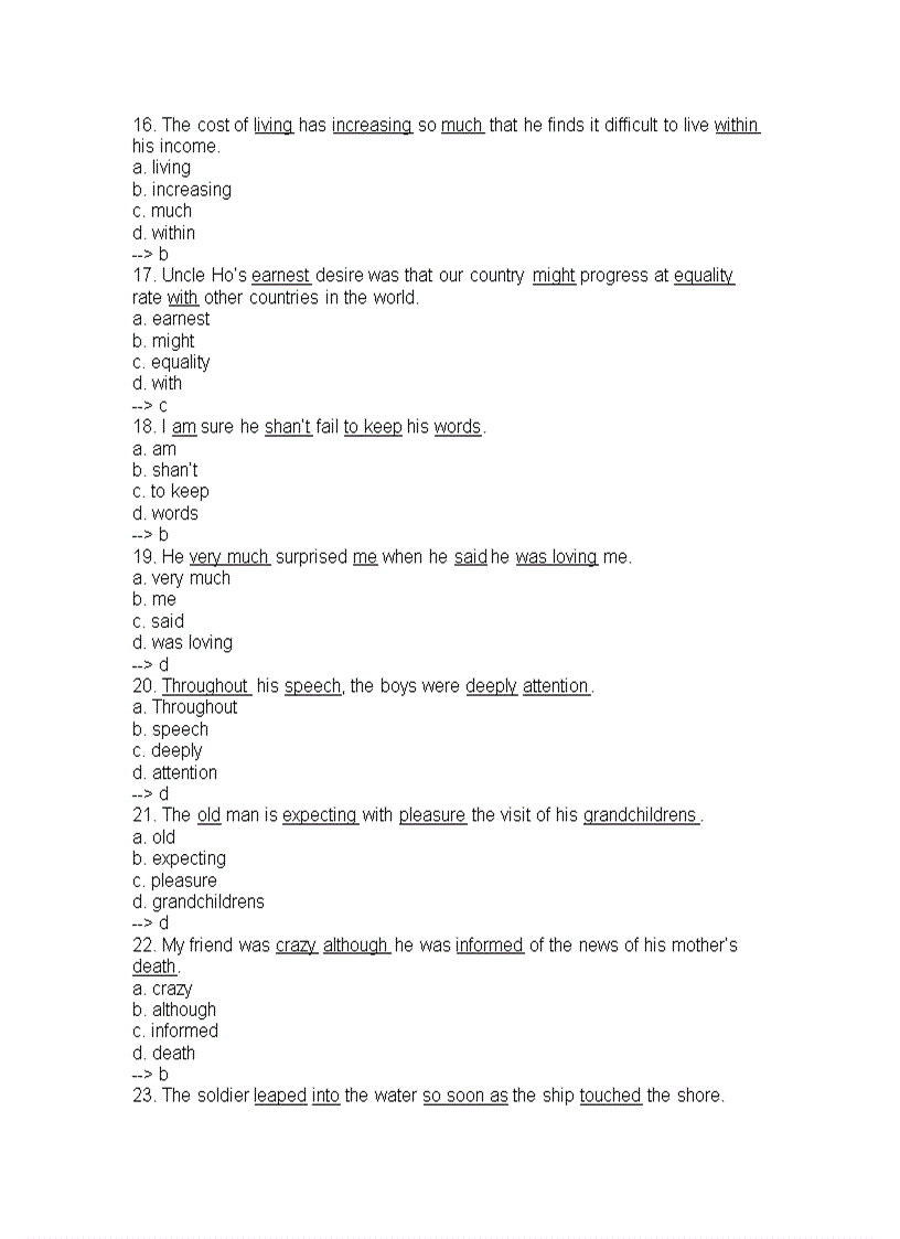 image for page 2000 câu kiểm tra tiếng anh trình độ A B C