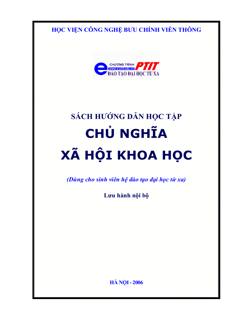 image for page Giao trinh chủ nghĩa xã hội khoa học