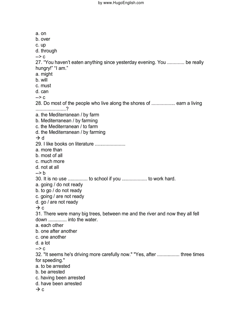 image for page Bài tập anh văn trình độ C