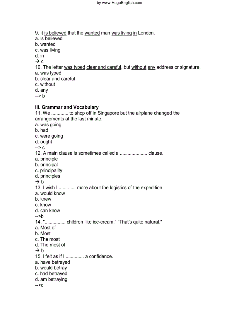 image for page Bài tập anh văn trình độ C