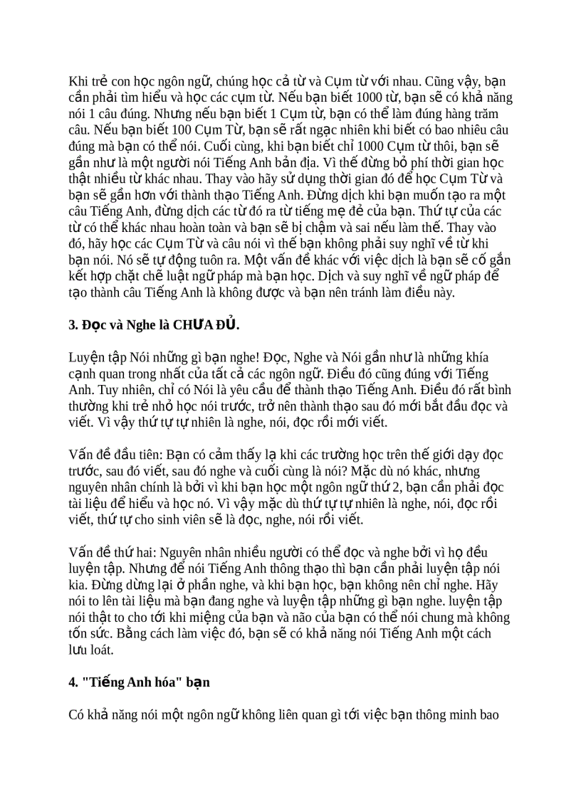 image for page Những bí quyết để học tốt tiếng anh chuẩn