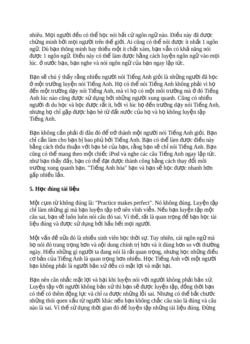 image for page Những bí quyết để học tốt tiếng anh chuẩn