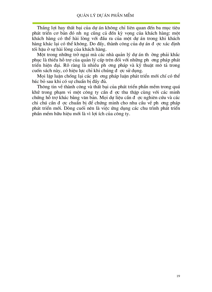 image for page Quản lí dự án phần mềm