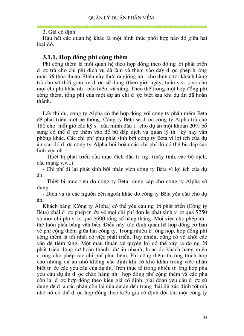 image for page Quản lí dự án phần mềm