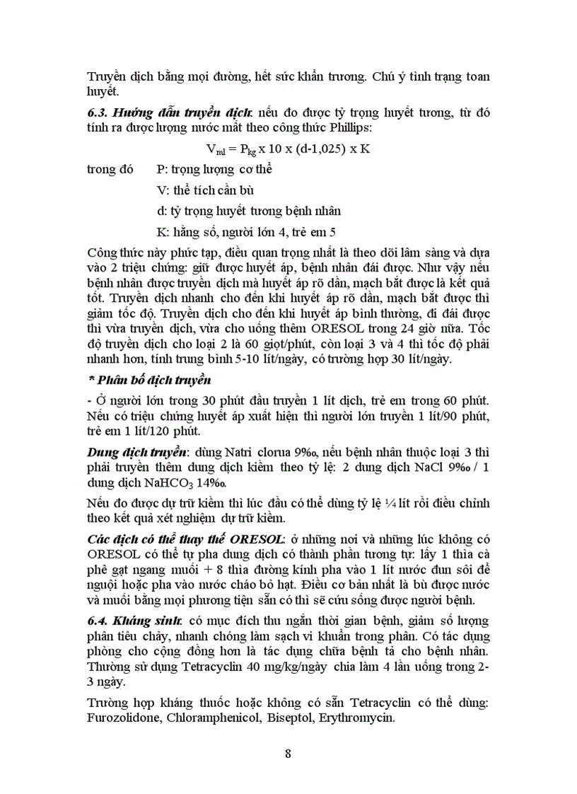 image for page Bài giảng Bệnh tả